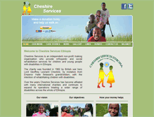 Tablet Screenshot of cheshireservicesethiopia.org